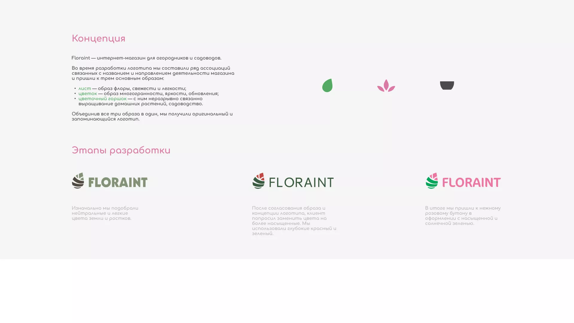 Создание логотипа и интернет-магазина «FLORAINT» в Нерюнгри
