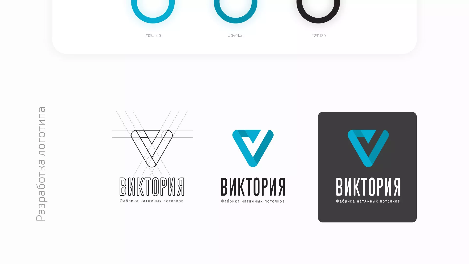 Разработка фирменного стиля компании по продаже и установке натяжных потолков в Нерюнгри
