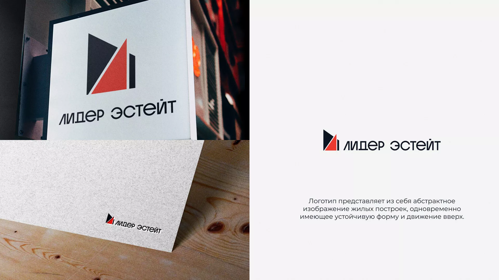 Сделали логотип для агентства недвижимости «Лидер Эстейт» в Нерюнгри